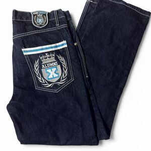 Coogi Men's Navy and Blue Jeans